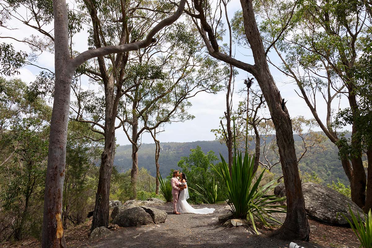 the look out a perfect spot for photos with the bride and groom