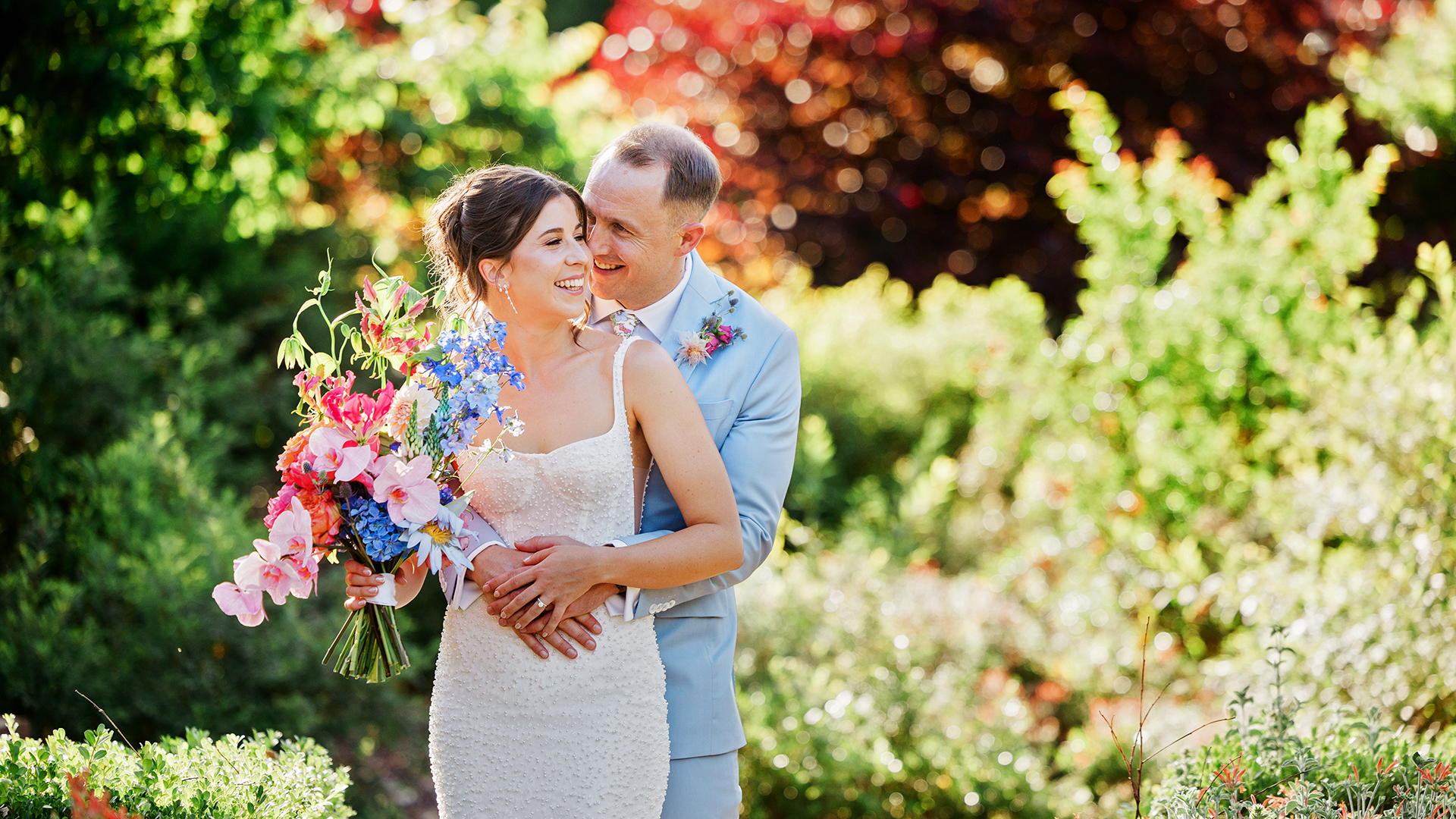 vibrant fernbank farm wedding